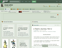 Tablet Screenshot of great-aether.deviantart.com