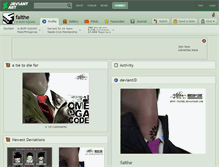 Tablet Screenshot of faithe.deviantart.com