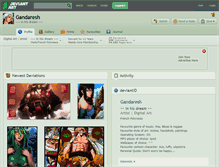 Tablet Screenshot of gandaresh.deviantart.com