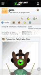 Mobile Screenshot of gaile.deviantart.com