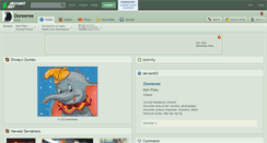 Desktop Screenshot of doreeree.deviantart.com