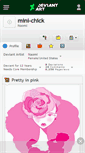 Mobile Screenshot of mini-chick.deviantart.com