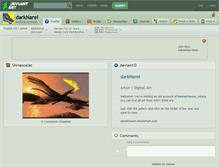 Tablet Screenshot of darknarel.deviantart.com