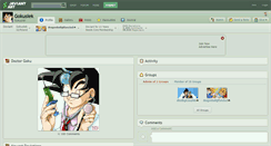 Desktop Screenshot of gokusiek.deviantart.com