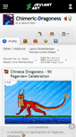 Mobile Screenshot of chimeric-dragoness.deviantart.com