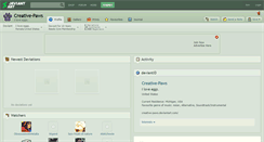 Desktop Screenshot of creative-paws.deviantart.com