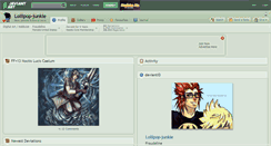 Desktop Screenshot of lollipop-junkie.deviantart.com