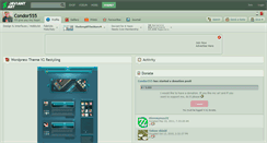 Desktop Screenshot of condor555.deviantart.com