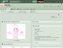 Tablet Screenshot of love-star.deviantart.com