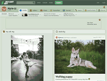 Tablet Screenshot of myra-cz.deviantart.com