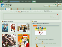 Tablet Screenshot of celiahyuga.deviantart.com