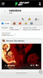 Mobile Screenshot of natedone.deviantart.com
