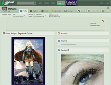 Tablet Screenshot of minomi.deviantart.com
