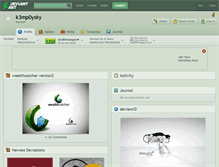 Tablet Screenshot of k3mp0ysky.deviantart.com