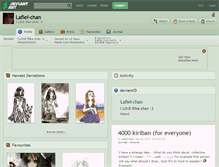 Tablet Screenshot of lafiel-chan.deviantart.com