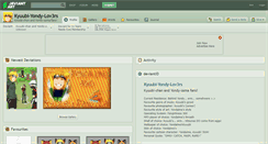 Desktop Screenshot of kyuubi-yondy-lov3rs.deviantart.com