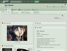 Tablet Screenshot of eric--draven.deviantart.com