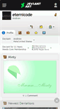 Mobile Screenshot of eternicode.deviantart.com