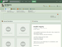 Tablet Screenshot of davidperry.deviantart.com