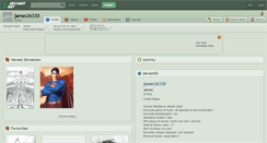 Desktop Screenshot of james36330.deviantart.com