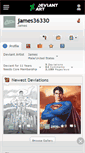 Mobile Screenshot of james36330.deviantart.com
