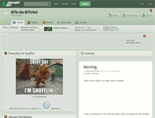 Tablet Screenshot of bite-me-bitches.deviantart.com