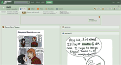 Desktop Screenshot of melii.deviantart.com
