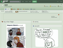 Tablet Screenshot of melii.deviantart.com