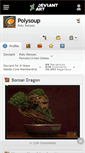 Mobile Screenshot of polysoup.deviantart.com