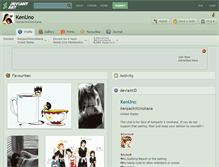 Tablet Screenshot of kenuno.deviantart.com