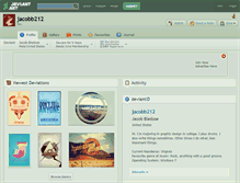 Tablet Screenshot of jacobb212.deviantart.com