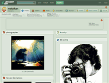 Tablet Screenshot of mataikan.deviantart.com