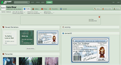 Desktop Screenshot of kateribear.deviantart.com