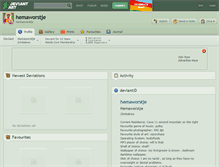 Tablet Screenshot of hemaworstje.deviantart.com