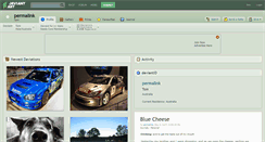 Desktop Screenshot of permalink.deviantart.com