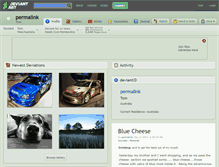 Tablet Screenshot of permalink.deviantart.com