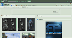 Desktop Screenshot of deathnite.deviantart.com