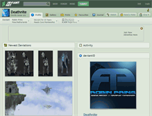 Tablet Screenshot of deathnite.deviantart.com