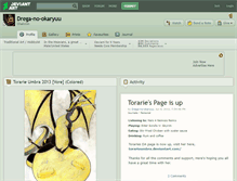Tablet Screenshot of drega-no-okaryuu.deviantart.com