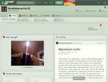 Tablet Screenshot of hiroshimawarrior18.deviantart.com