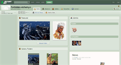 Desktop Screenshot of forbidden-alchemy.deviantart.com