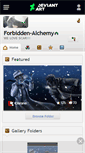 Mobile Screenshot of forbidden-alchemy.deviantart.com