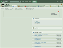 Tablet Screenshot of latul1pe.deviantart.com