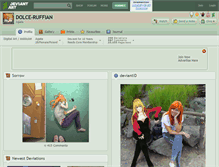 Tablet Screenshot of dolce-ruffian.deviantart.com
