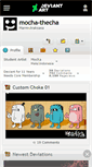 Mobile Screenshot of mocha-thecha.deviantart.com