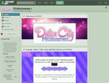 Tablet Screenshot of dcmissionaries.deviantart.com