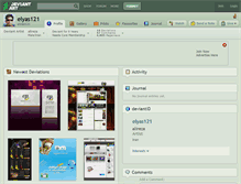 Tablet Screenshot of elyas121.deviantart.com