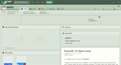 Desktop Screenshot of idlerpg.deviantart.com