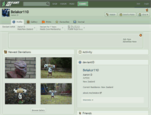 Tablet Screenshot of belakor110.deviantart.com