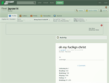 Tablet Screenshot of jaycee14.deviantart.com
